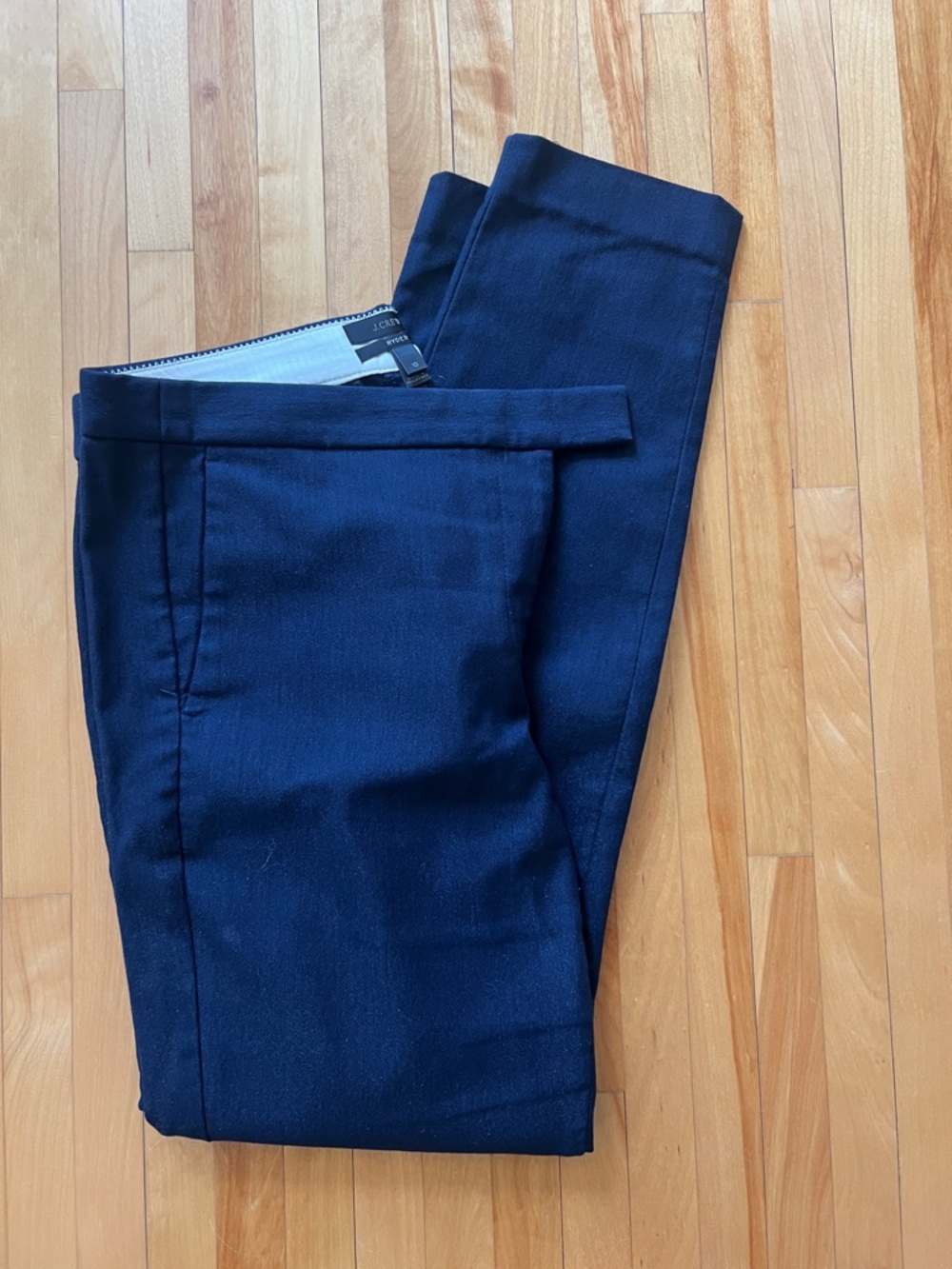 J. Crew Women's Straight Leg Pants in Navy